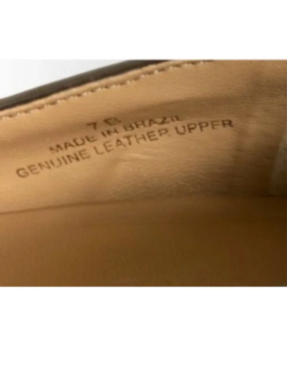 Talbots Metallic Pointed Toe Cap Gray Suede 2